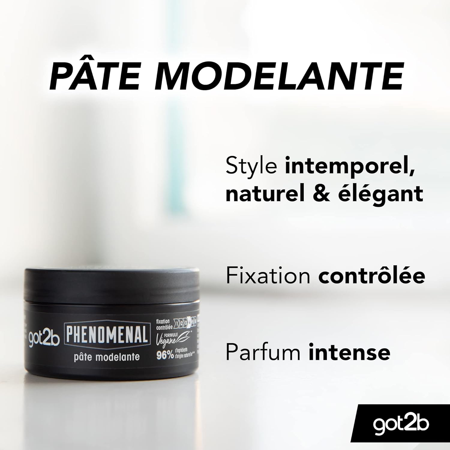 Got2b - PhenoMENal - pâte modelante 100ml - fixation naturelle