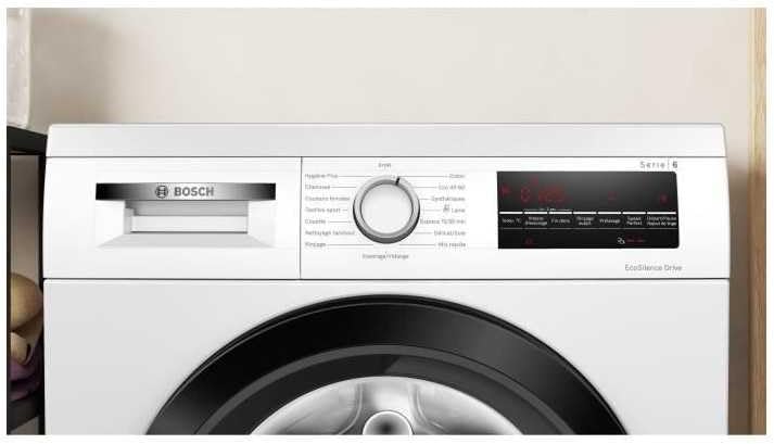 Bosch - Série 6 - 8 kg, 1400 trs/min, blanc, lave-linge frontal - WUU28T18FR