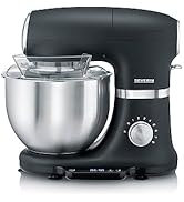 Robot de cuisine Severin avec balance, grand pétrin pour jusqu'à 3 kg de pâte à gâteau, pâte résistante ...