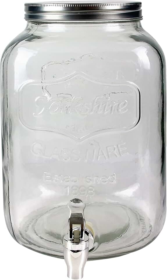 HOME DECO FACTORY - Fontaine à boisson 8L - large ouverture, robinet, KV7177