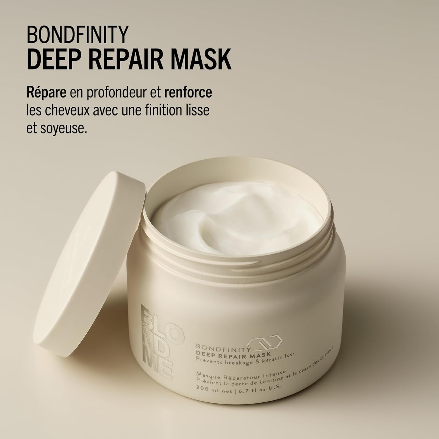 Schwarzkopf - BLONDME Bondfinity - 200ml - masque réparateur, hydratant, protecteur cheveux poreux