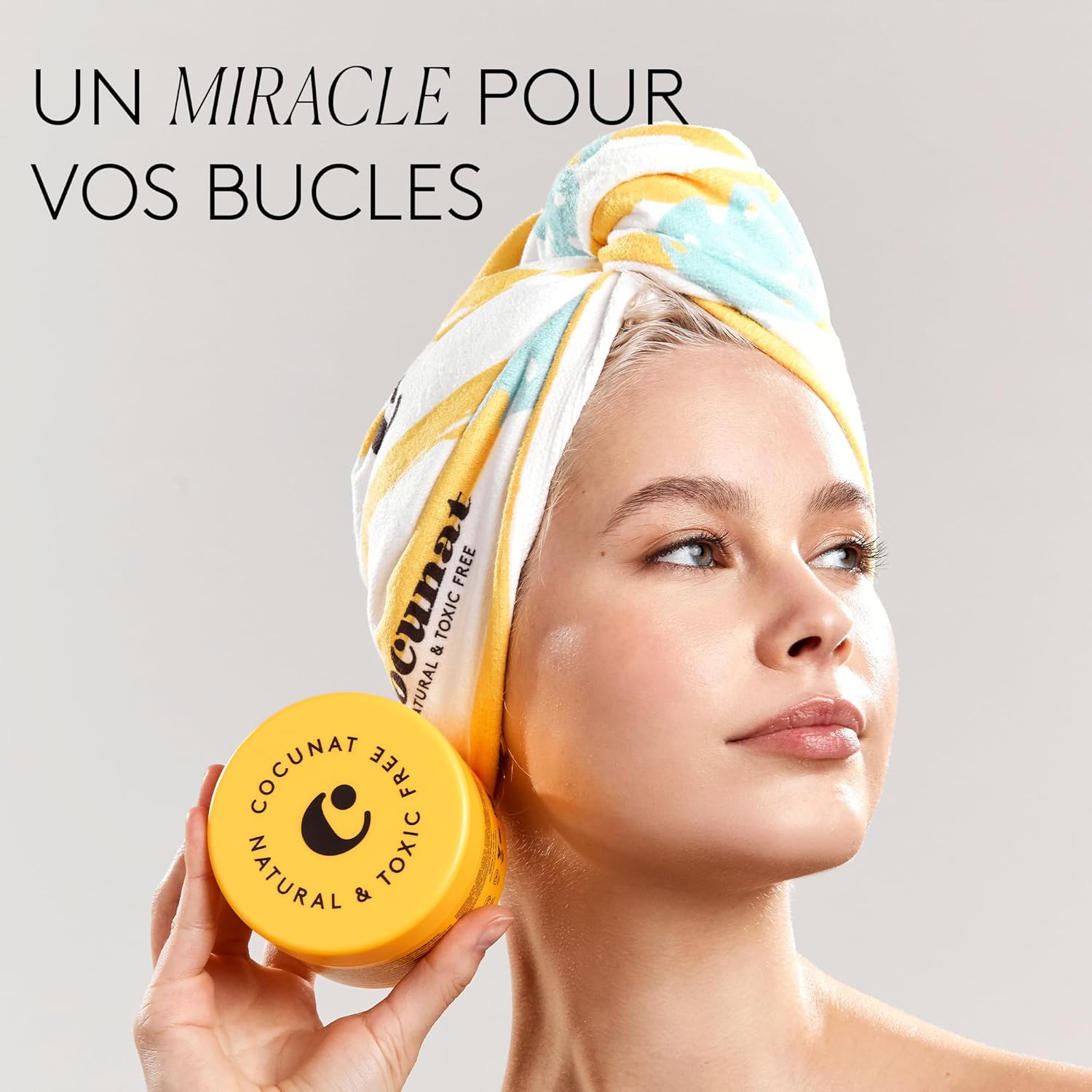 COCUNAT - Coffret Curly Nutrition - 250/150/200ml - nutrition, masque, turban anti-frisottis