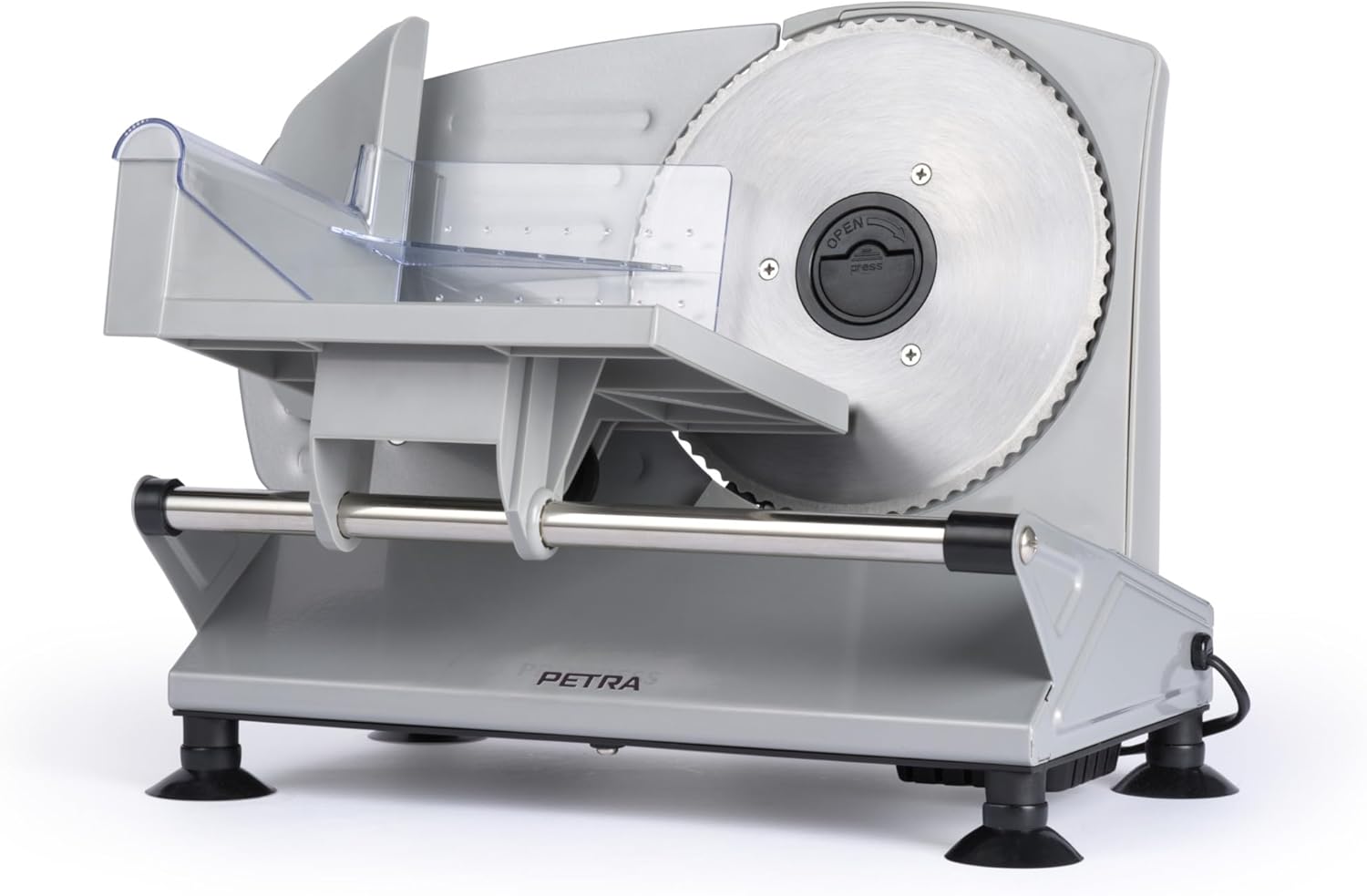 Petra - Trancheuse électrique, 170mm, 3 lames inox, épaisseur réglable