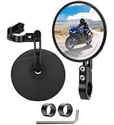 SUPAREE Rétroviseur de guidon de moto pliable Offroad Offroad Certifié E