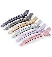 AIMIKE 6pcs Pince Cheveux Coiffeur, Pince Crocodile Cheveux Professionnelles pour la Coupe de Sty...