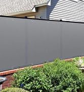 Panneau de clôture VOUNOT - 1,5 x 10 m - Brise-vue - 150 g/m² - PEHD - Filet d'ombrage - Protection contre le vent et les UV