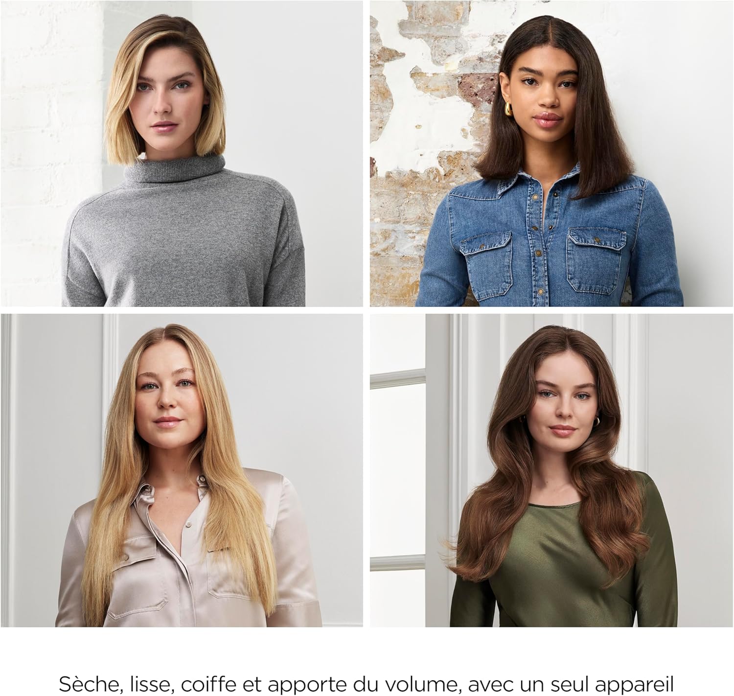 BaByliss - Air Wand série - sèche, lisse, coiffe, anti-frisottis, 3 embouts - AS6553E