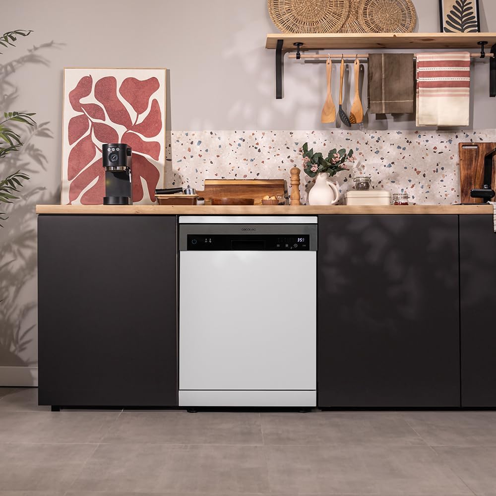 Cecotec - Bolero Aguazero 6200 D - 14 couverts - 6 programmes, classe D, 1850W