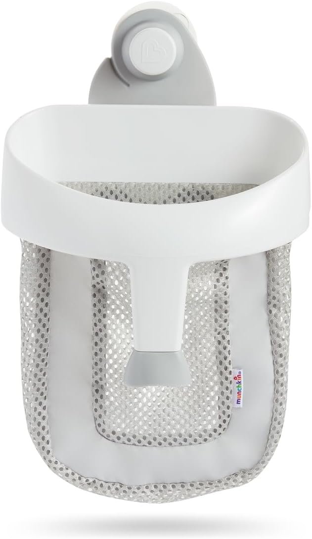 Munchkin - Super Scoop - panier et filet amovible - rangement jouets bain