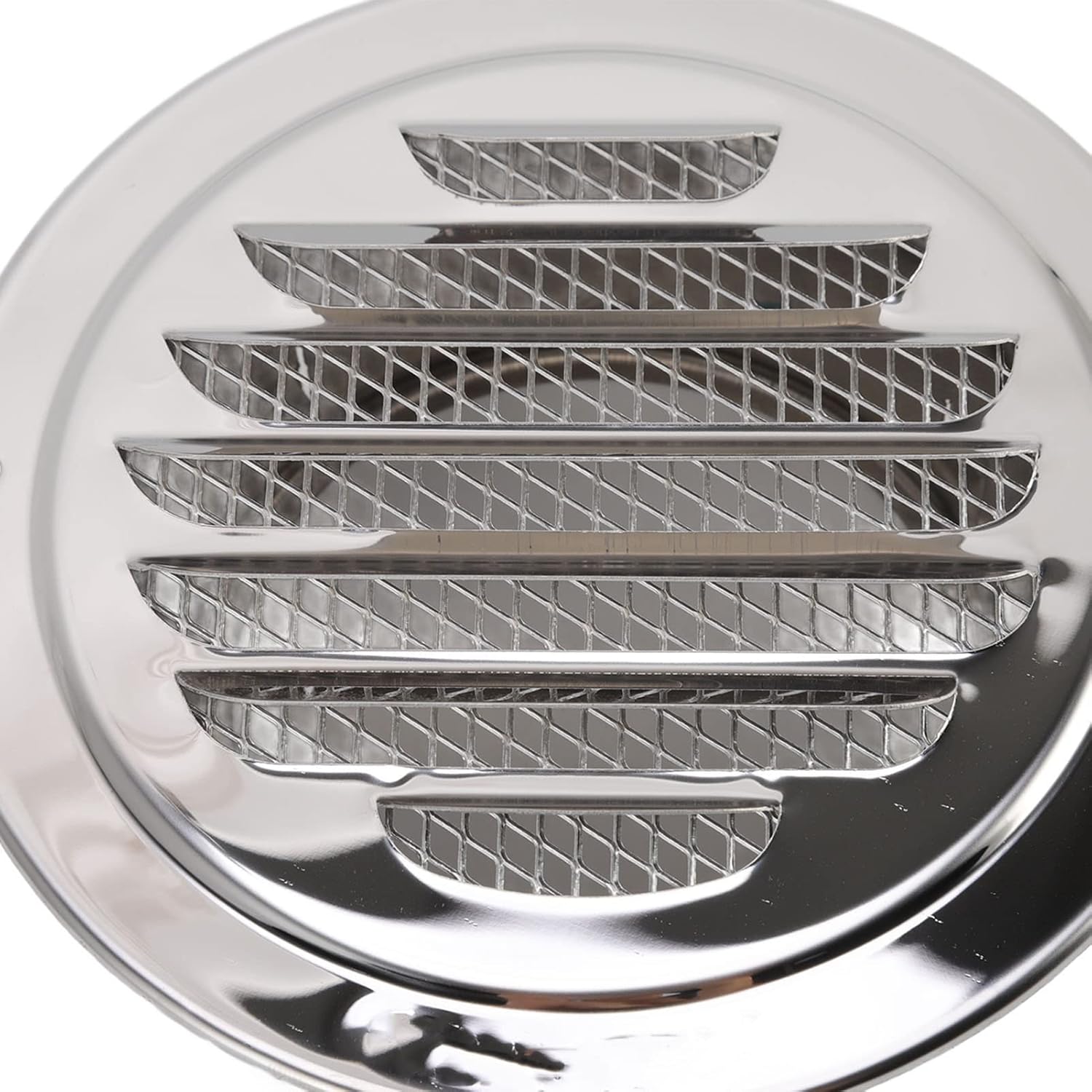 Couvercle de ventilation rond inox 304, 160mm, résistant corrosion