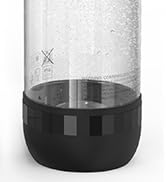 Mycket Lot de 2 bouteilles de gazéification de 1 litre, sans BPA, réutilisables, pour machine à s...