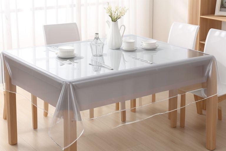 VITA PERFETTA - nappe transparente fine - 180x180 cm - PVC protection