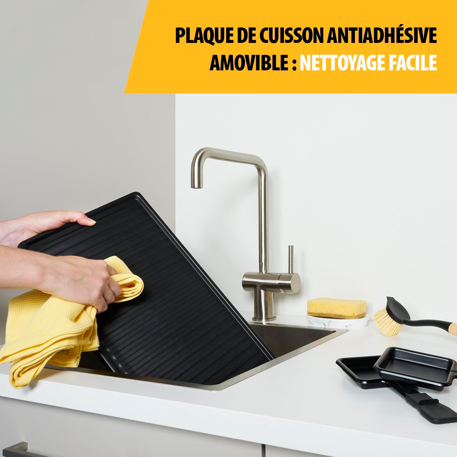 Tristar - Raclette RA-2746 - 42x23 cm - 8 pers, thermostat réglable, 1400W