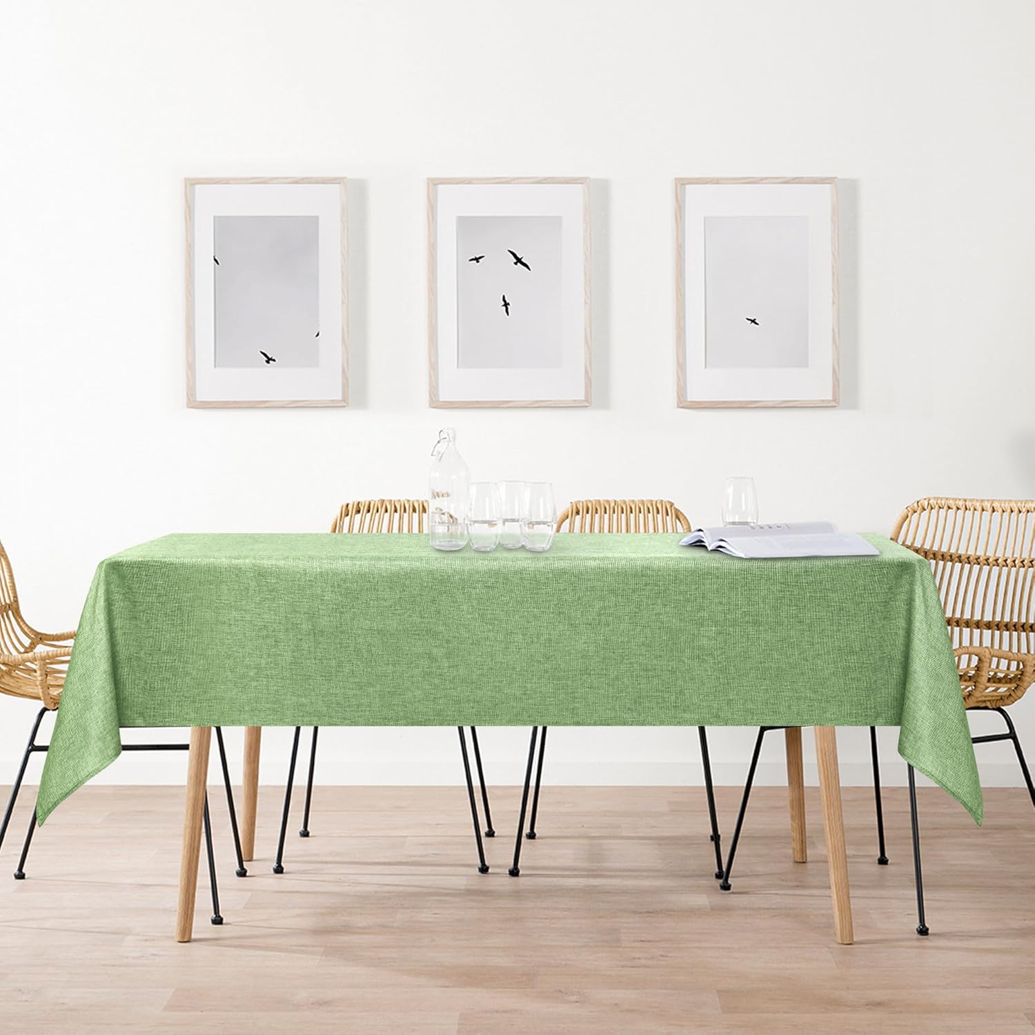 DWCN - nappe aspect lin - 110x140cm, lavable et imperméable