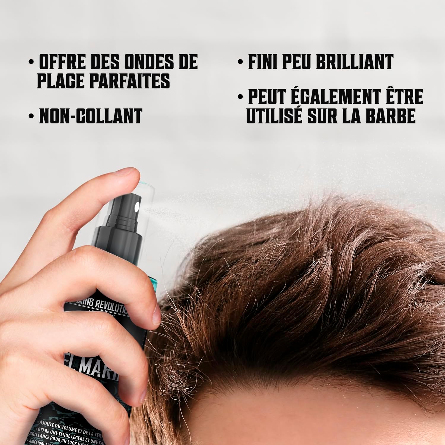 Viking Revolution - Sea Salt Spray homme - 2x260ml - volume, texture plage