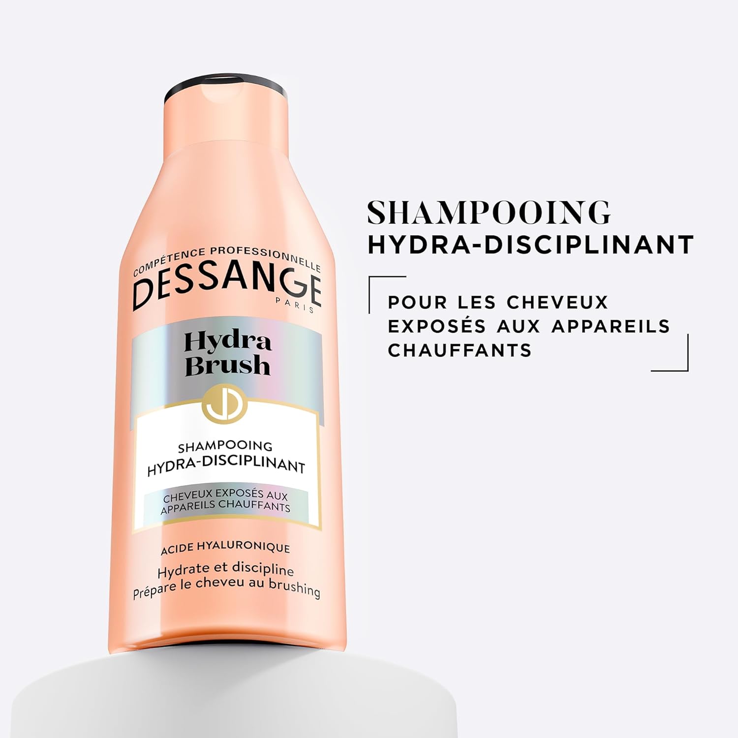 Dessange - Hydra-Brush shampoing 250ml x2 - hydratant, acide hyaluronique