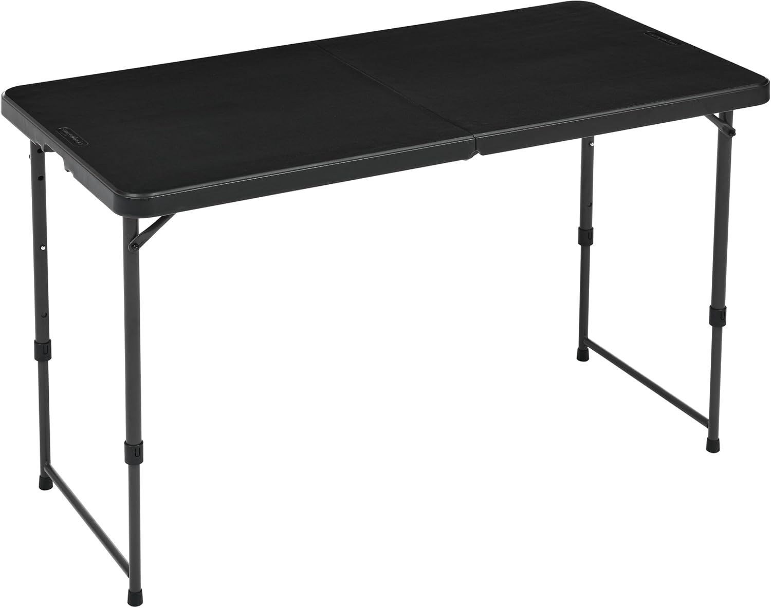 m-dealz Basics - Table Pliante, 121,4x60,7x86,1 cm, 4 hauteurs, portable